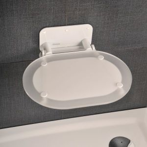 Сиденье для душа Ravak CHROME CLEAR/WHITE B8F0000028