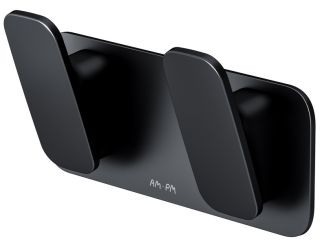 Двойной крючок для полотенец Am.Pm Inspire 2.0 чёрный матовый A50A35622 Двойной крючок для полотенец Am.Pm Inspire 2.0 чёрный матовый A50A35622
