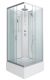 Душевая кабина Niagara NG-1108-14BKT 90x90см серебро/матовое