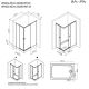 Душевой уголок Am.Pm X-joy W94G-403-120280-BТ1К 120x80 см без поддона чёрный матовый