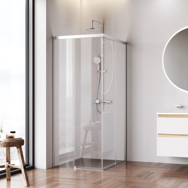 Душевой уголок Am.Pm X-joy W94G-403-100280-MТ1К 100x80 см без поддона хром матовый