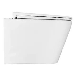 Унитаз подвесной Azario Esconda AZ-2805E безободковый с микролифтом белый