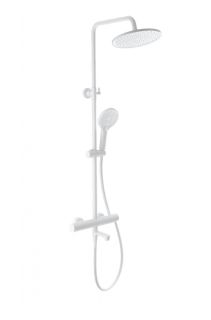 Душевая стойка Wonzon & Woghand WW-B3069-MW с термостатом белый матовый Душевая стойка Wonzon & Woghand WW-B3069-MW с термостатом белый матовый