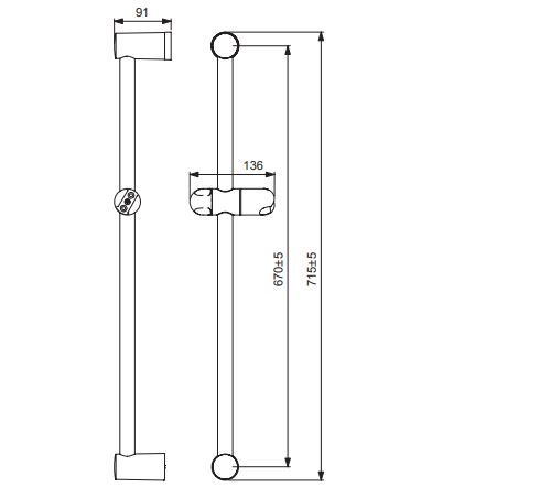 Душевой гарнитур Vidima Fresh BA195AA