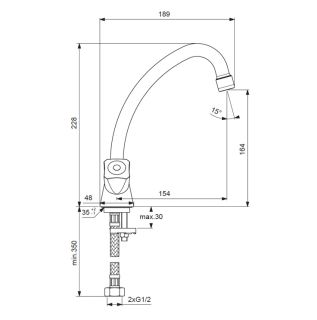 Смеситель Vidima Practic BA227AA для раковины Смеситель Vidima Practic BA227AA для раковины