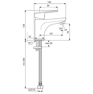 Смеситель Vidima Balance BA264AA для раковины Смеситель Vidima Balance BA264AA для раковины