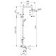 Душевая стойка Vidima Balance BA270AA