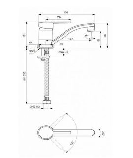 Смеситель Vidima Logik BA276AA для раковины Смеситель Vidima Logik BA276AA для раковины