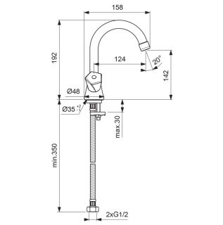 Смеситель Vidima Life BA358AA для раковины Смеситель Vidima Life BA358AA для раковины