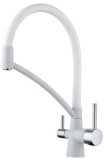 Смеситель для кухни Paulmark Siegen Si213111-431 белый матовый Смеситель для кухни Paulmark Siegen Si213111-431 белый матовый