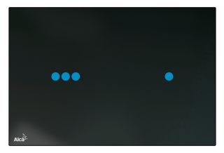 Кнопка управления AlcaPlast чёрная-стекло NIGHT LIGHT-3 Кнопка управления AlcaPlast чёрная-стекло NIGHT LIGHT-3