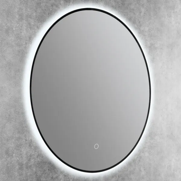 Зеркало с подсветкой ArtMax Sanremo AM-San-700-DS-F-Nero 70 см чёрный