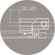 Душевой уголок CEZARES SLIDER-AH-1-90-80/90-C-CR