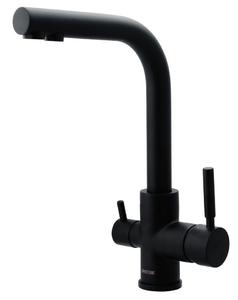 Смеситель для кухни Swedbe Selene Plus 8149 с каналом для подключения фильтра чёрный