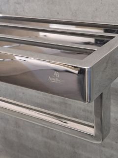 Полка с полотенцедержателем AltroBagno Aperto 081504 Cr Полка с полотенцедержателем AltroBagno Aperto 081504 Cr