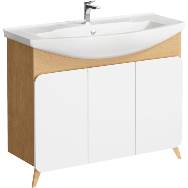 Тумба под раковину Aqwella Basic BAS0110DZ 105 см