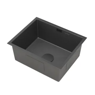 Кухонная мойка RoxenBath Uno 54 560210-54BS графит текстурное покрытие