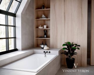 Ванна чугунная Vinsent Veron Kingston VKN1808050 180x80см без отверстий для ручек