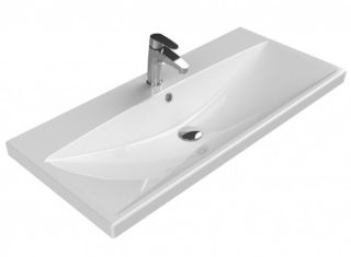 Раковина керамическая BelBagno 1000x450, BB-0324-100-LVB белый