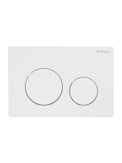Кнопка смыва BelBagno BB-03C-BL, белый глянец