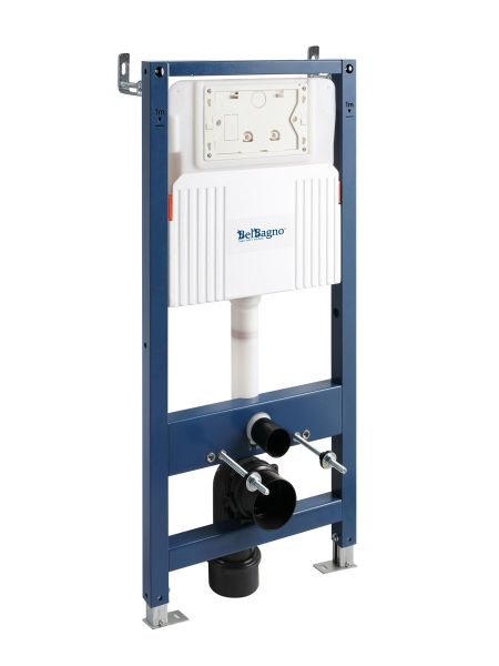 Инсталляция для унитазов BelBagno BB-101-M-BR в комплекте с кнопкой смыва