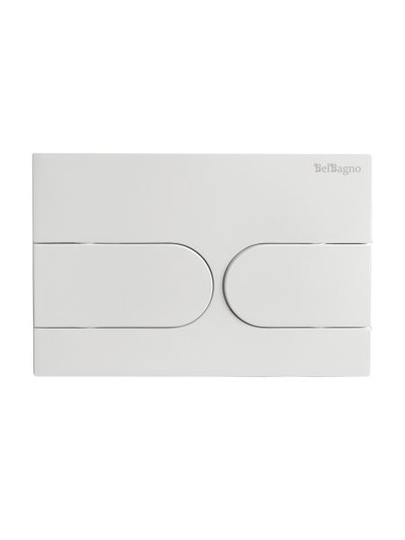Кнопка смыва BelBagno BB-11-BL, белый глянец