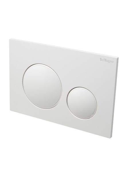 Кнопка смыва BelBagno BB-17C-BL, белый глянец