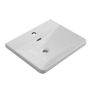 Раковина керамическая BelBagno BB-8076-3-60, 610x430x145 белый