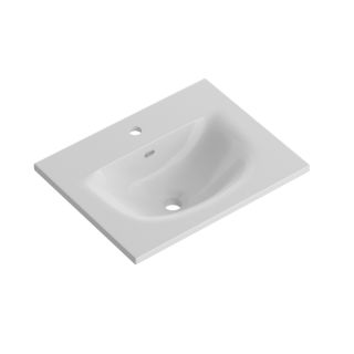 Раковина керамическая BelBagno BB-8099-3-40, 410x410x150 белый