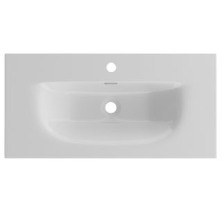 Раковина керамическая BelBagno BB-8099-3-80, 810x400x170 белый