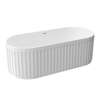 Ванна из искусственного камня BelBagno Богема BB-BOHEME-170-75-55-SSB 170x75 см белый матовый