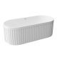 Ванна из искусственного камня BelBagno Богема BB-BOHEME-170-75-55-SSB 170x75 см белый матовый