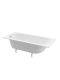 Ванна из искусственного камня BelBagno BB-DELTA-170-75-46-MR-W-MATT-LEG-SET 170x75 см в комплекте с ногами белый матовый