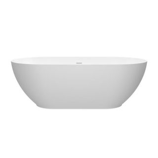 Ванна из искусственного камня BelBagno Этна BB-ETNA-170-80-58-SSB 170x80 см белый матовый
