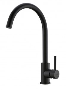 Смеситель кухонный, чёрный BelBagno BB-LAM03-2-IN-NERO