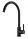 Смеситель кухонный, чёрный BelBagno BB-LAM03-2-IN-NERO