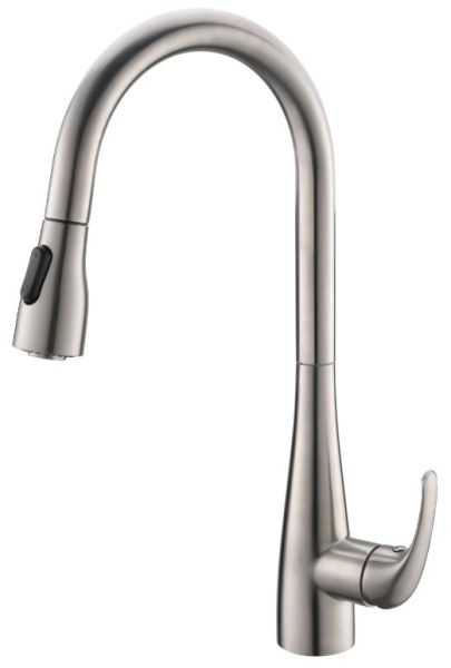 Смеситель для кухни с выдвижным изливом, двухрежимный, BelBagno BB-LAM28-IN