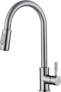 Смеситель для кухни двухрежимный, сатин Nova BelBagno BB-LAM31A-IN Смеситель для кухни двухрежимный, сатин Nova BelBagno BB-LAM31A-IN