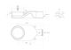Душевой лоток BelBagno LUCE 60 см, BB-LD-LUCE-60-CR хром