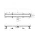 Душевой лоток BelBagno Marino BB-LD-MARINO-70-GM 70 см оружейная сталь