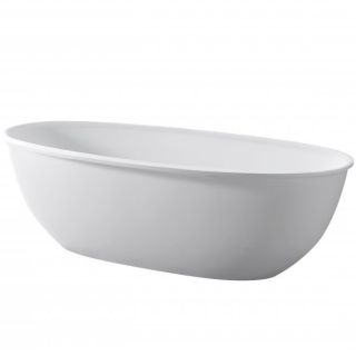 Ванна из искусственного камня BelBagno Марина BB-MARINO-170-76-54-SSB 170x76 см белый матовый