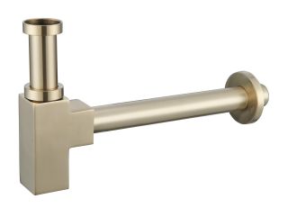 Сифон для раковины BelBagno BB-SMQ2-BORO брашированное золото