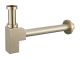 Сифон для раковины BelBagno BB-SMQ2-BORO брашированное золото