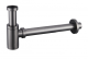 Сифон для раковины BelBagno BB-SMT2-GM 32 мм, бутылочный, оружейная сталь