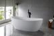 Ванна из искусственного камня BelBagno Уникальность BB-UNIQUE-180-85-64-SSB 180x85 см белый матовый