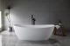 Ванна из искусственного камня BelBagno Уникальность BB-UNIQUE-180-85-64-SSB 180x85 см белый матовый