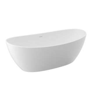 Ванна из искусственного камня BelBagno Уникальность BB-UNIQUE-180-85-64-SSB 180x85 см белый матовый