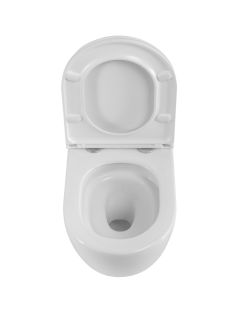 Унитаз подвесной безободковый BelBagno BB003CH-TOR/SC белый