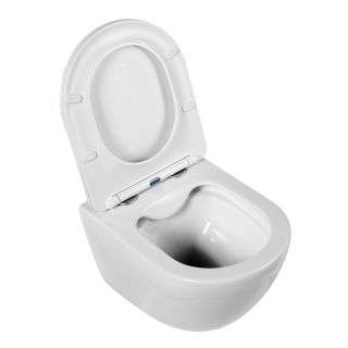 Унитаз подвесной безободковый BelBagno BB051CHR/BB051SC белый