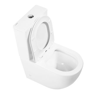 Унитаз-компакт BelBagno безободковый BelBagno AMANDA BB051CPR/BB051SC белый